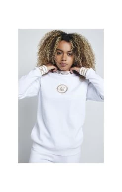 SikSilk Luxury Sweatshirt - White