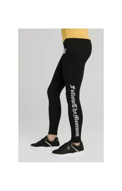 SikSilk Follow The Movement Leggings – Black