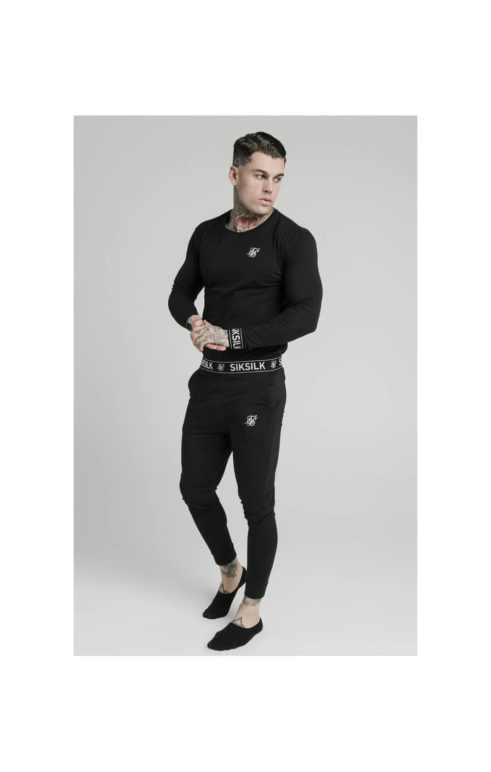 SikSilk Lounge Pants – Black 7 SikSilk Lounge Pants – Black - Image 5