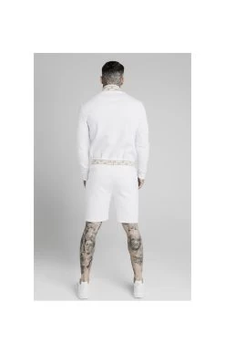 SikSilk Chain Rib Quarter Zip Overhead Track Top - White -Style Zone Shop 1584109831 02250700 57430f31 df2c 4542 a2d7 bb88b01ac377