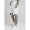 SikSilk Chain Rib Relaxed Shorts - White 1 SikSilk Chain Rib Relaxed Shorts - White -Style Zone Shop 1584113599 22356000 da9d0311 b250 4c82 903b 0a6e3a87afdb