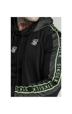 SikSilk Hyper Tape Bomber Jacket - Black & Neon Fluro -Style Zone Shop 1588766285 59245500 35ba2f72 6e6f 4aad 9181 cb35ff5abaa2