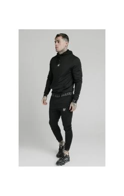 SikSilk Active Muscle Fit Overhead Hoodie - Black -Style Zone Shop 1589205206 63955400 45465976 1668 42f6 a400 3b56928e10f2