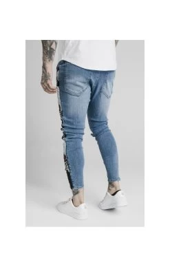 SikSilk Drop Crotch Side Panel Jeans - Midstone -Style Zone Shop 1591192410 84552700 081b5225 7c10 45d9 a8a0 78dd8d8f38dd