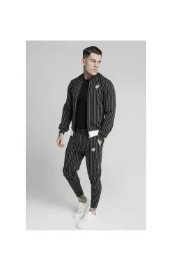 SikSilk Pinstripe Bomber Jacket - Black & White 10 SikSilk Pinstripe Bomber Jacket - Black & White -Style Zone Shop 1591697953 14266500 8a61715a 32dc 4a74 95bb 5fc992bbc31e
