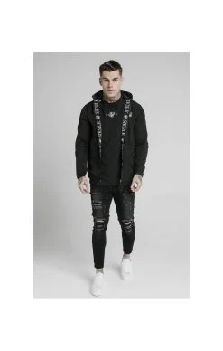 SikSilk Zip Through Windbreaker Jacket - Black -Style Zone Shop 1591777723 54526400 b6ab6673 c376 4d84 87eb dcc87f1c5560