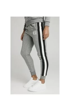 SikSilk Luxe Track Pants - Grey Marl -Style Zone Shop 1592905063 00580900 edd54d7a 7b61 44fd a1eb a5d1377a34db
