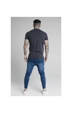 SikSilk Navy Essential Muscle Fit T-Shirt -Style Zone Shop 1594979553 89307800 21244c62 c779 400b a6af b6161edde646