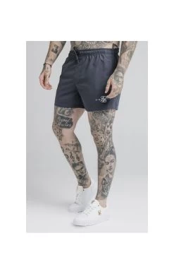 SikSilk Navy Essential Swim Short