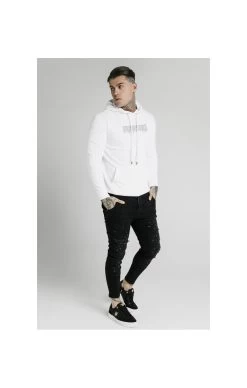 SikSilk Rhinestone Creep Overhead Hoodie – White -Style Zone Shop 1595424258 02982700 169d97ce 881e 4250 afae a5a64c6153b3