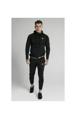 SikSilk Scope Tape Zip Through Hoodie - Black -Style Zone Shop 1595507771 60683800 420da819 a27b 4ed4 9411 34fd0a2e0e25