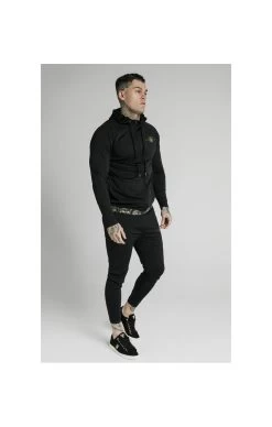 SikSilk Scope Tape Zip Through Hoodie - Black -Style Zone Shop 1595507773 30613700 d5d6773e 252c 4a68 ac80 a4a32f360d15