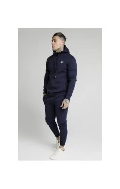 SikSilk Navy Zip Through Muscle Fit Hoodie -Style Zone Shop 1600159255 04269000 17f3b1bb d9a4 4556 989d bce33a105775