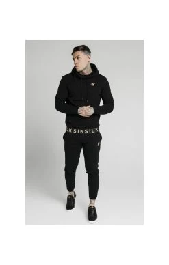 SikSilk Elastic Jacquard Overhead Hoodie – Black -Style Zone Shop 1601038241 01595200 1ed80132 15d2 4586 9f16 46026ae40b37