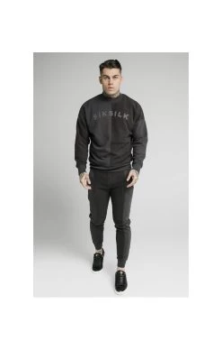 SikSilk Half & Half Crew Sweater – Washed Grey 11 SikSilk Half & Half Crew Sweater – Washed Grey -Style Zone Shop 1601038872 60023800 278aceb4 c48a 4e9e a063 841f0b865260