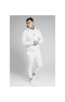 SikSilk Overhead Textured Tape Hoodie - Snow Marl 10 SikSilk Overhead Textured Tape Hoodie - Snow Marl -Style Zone Shop 1601040486 43709200 63e2dab2 f9ad 4ec4 8c65 cb4f378e6240
