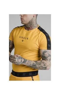 SikSilk S/S Raglan Exhibit Gym Tee - Yellow -Style Zone Shop 1602061572 06135700 a00f39d6 9cd5 42cb 8cc9 9cfb2eb4384a