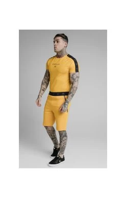 SikSilk S/S Raglan Exhibit Gym Tee - Yellow -Style Zone Shop 1602061577 83711300 8ffd1929 2f81 4a76 90dd fde07da544e1