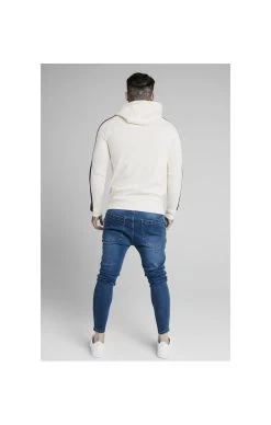 SikSilk Overhead Retro Tape Hoodie - Off White -Style Zone Shop 1602152129 87381200 e4296af6 b37a 4caf 88ff 01d05cbba324
