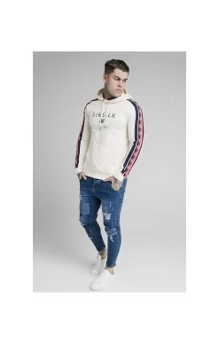 SikSilk Overhead Retro Tape Hoodie - Off White -Style Zone Shop 1602152133 17670700 ff3948d2 a158 46b4 a76c f73d5d55e5c3