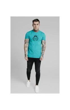 SikSilk S/S Azure Prestige Gym Tee - Teal -Style Zone Shop 1602253475 11665300 6da8397a f7f9 4008 8e82 fc43a201c3c3