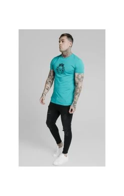 SikSilk S/S Azure Prestige Gym Tee - Teal -Style Zone Shop 1602253478 38351200 f8f7db2b d679 4c7c 8c78 c9526f9472c6