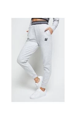 SikSilk Element Track Pants - Grey Marl