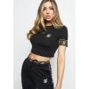 SikSilk Roma Tape Crop Tee – Black -Style Zone Shop 1605264767 06706600 589112a5 cbcc 4b76 9e90 a76aeec6eb91