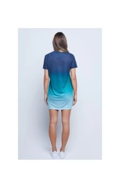 SikSilk Fade Embroidered T-Shirt Dress - Navy & Teal -Style Zone Shop 1605714459 53469700 9fac1185 1c43 4592 834a 34ac2078c737
