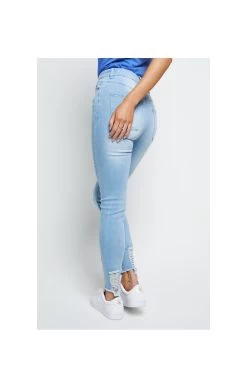 SikSilk Distressed Skinny Jeans - Ice Blue -Style Zone Shop 1606142351 97584200 fb832b3d 93f8 4a2a a445 bebe26752063