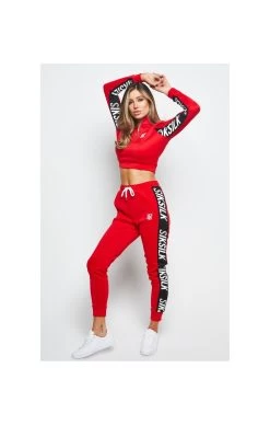 SikSilk Chaser Track Pant - Red -Style Zone Shop 1606392370 41240000 09ada7b6 7010 495e 810e 343d4def28c0