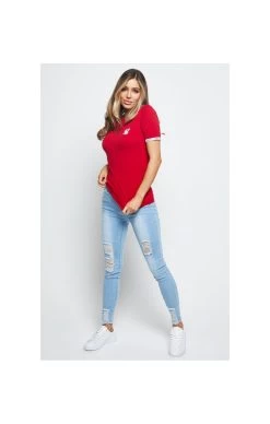SikSilk Duality Ringer Tee - Red -Style Zone Shop 1606922233 55888000 61fb4c7c c208 4a13 945f 8755a879fdab