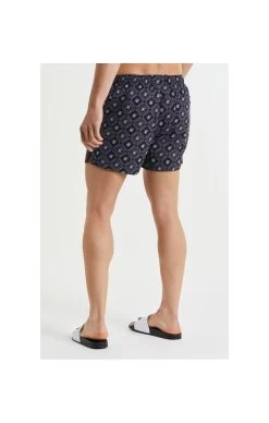 SikSilk Black Aop Swim Short -Style Zone Shop 1608545490 09831400 8dbee50b 2cc8 43b8 b91c 43231d636f3a