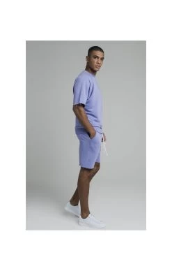 SikSilk Purple Marl Relaxed Crew Short -Style Zone Shop 1615973754 86673800 e072464f db0f 4a0e 9021 1b9eead77f94