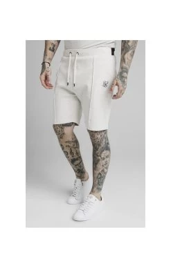 SikSilk Exposed Tape Shorts - Light Grey