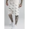 SikSilk Repeat Print Shorts - Off White -Style Zone Shop 1617021890 22179200
