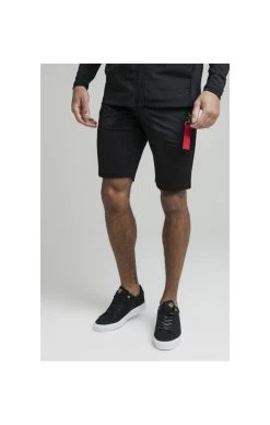 SikSilk Black Flight Short