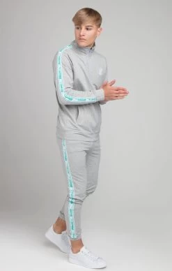 SikSilk Boys Illusive Grey Marl Taped Zip Thru -Style Zone Shop ILK 0853 003 9e5c610e bb36 4833 84a0 4b0170f7126b