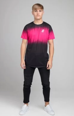 SikSilk Illusive London Tie Dye Fade Tee - Black & Pink -Style Zone Shop ILK 791 001 c1fa6bb3 3ed2 4bf6 bac7 73e047b0b68a