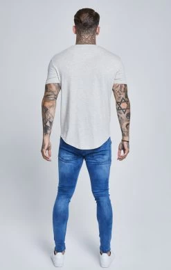 SikSilk S/S Gym Tee – Snow Marl -Style Zone Shop SS 10894 016 1edde4b3 5ca0 461a a105 a2ccff72a524
