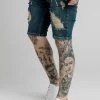 SikSilk Midstone Skinny Distressed Denim Short -Style Zone Shop SS 13007 1