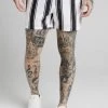 SikSilk Black Stripe Standard Swim Short -Style Zone Shop SS 16294 1