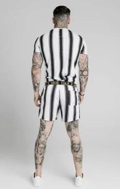SikSilk Black Stripe Standard Swim Short -Style Zone Shop SS 16294 5