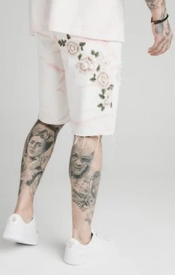 SikSilk Pink Loose Fit Denim Short -Style Zone Shop SS 16699 4