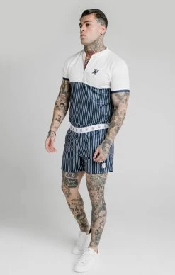SikSilk Navy Elasticated Swim Short -Style Zone Shop SS 16823 4