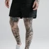 SikSilk Black Print Swim Short -Style Zone Shop SS 17089 1