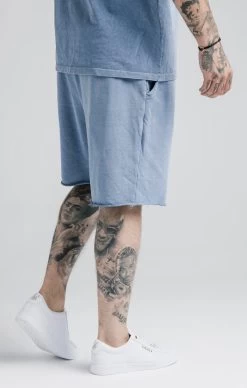 SikSilk Relaxed Shorts - Washed Blue -Style Zone Shop SS 17422 3