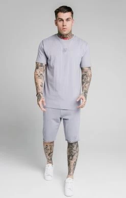 SikSilk Pastel Gym Shorts - Grey -Style Zone Shop SS 17605 3
