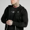 SikSilk Black Fade Zip-Thru Hoodie -Style Zone Shop SS 17963 1
