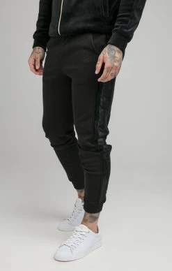SikSilk Black Opulent Taped Cuffed Pant 10 SikSilk Black Opulent Taped Cuffed Pant -Style Zone Shop SS 18562 SS 18564 012 3ac89c20 79ba 48ff 8770 68ce9efdd29b